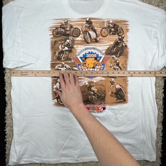VINTAGE 2006 Motorcycle Days Shirt Adult White Mid Ohio AMA Lexington Ohio 3XL - Picture 4 of 10